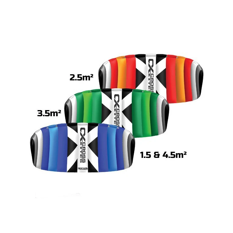 Aile CrossKites Quattro Sur Poignées 4 Aile CrossKites Quattro Sur Poignées – Image 2
