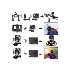 Caméra D'action 4K Krystal 3.0 Avec Carte Mémoire 32GB -Pas Cher Surf Magasin camera d action 4k krystal 30 avec carte memoire 32gb 3