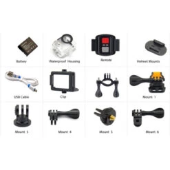 Caméra D'action 4K Krystal 4.0 Avec Carte Mémoire 32GB -Pas Cher Surf Magasin camera d action 4k krystal 40 avec carte memoire 32gb 3