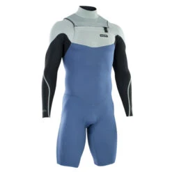 Alternative view of Combinaison ION Element 2/2 Shorty LS Front Zip Cascade Blue