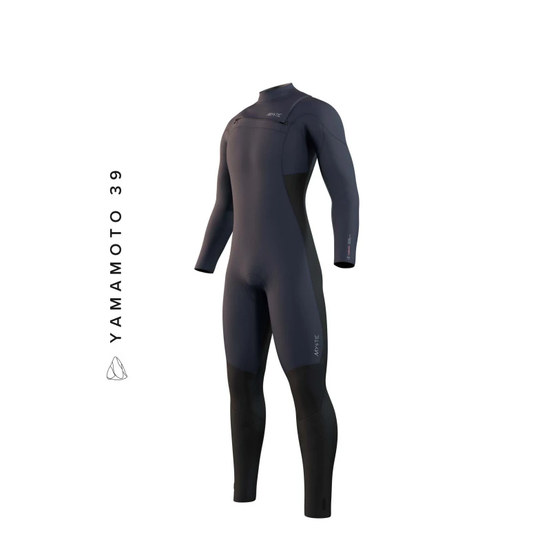 Combinaison Mystic Majestic Front Zip 5/4mm Night Blue 2023 3 Combinaison Mystic Majestic Front Zip 5/4mm Night Blue 2023