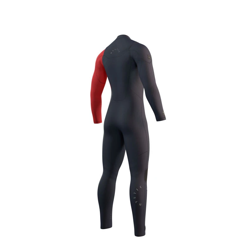 Combinaison Mystic Marshall Fullsuit 4/3mm Fzip Navy/Rouge 4 Combinaison Mystic Marshall Fullsuit 4/3mm Fzip Navy/Rouge – Image 2