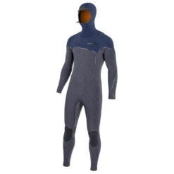 Combinaison Prolimit Mercury Steamer Hooded 6/4 Black/Blue Fzip