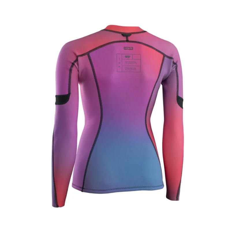 Lycra Femme Top Neo Zip ION LS Manches Longues 1.5 Mm Pink Gradient 4 Lycra Femme Top Neo Zip ION LS Manches Longues 1.5 Mm Pink Gradient – Image 2