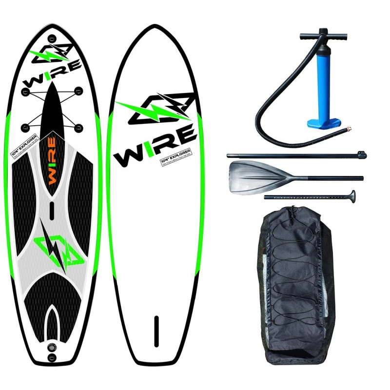 Planche De Paddle Gonflable WIRE Board 10'4" Explorer 3 Planche De Paddle Gonflable WIRE Board 10'4" Explorer