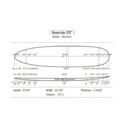 Planche De Surf Korvenn Noserider 8'8" 11 Planche De Surf Korvenn Noserider 8'8" -Pas Cher Surf Magasin planche de surf korvenn noserider 8 8 10