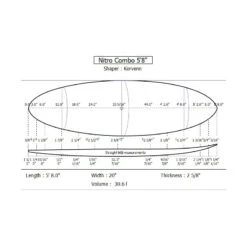 Planche De Surf Nitro Combo 5'8" 11 Planche De Surf Nitro Combo 5'8" -Pas Cher Surf Magasin planche de surf nitro combo 5 8 4