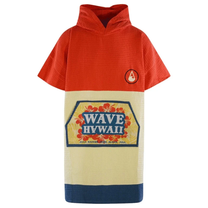 Poncho De Voyage Wave Hawaii Wailua, Coton Waffle Piqué 3 Poncho De Voyage Wave Hawaii Wailua, Coton Waffle Piqué