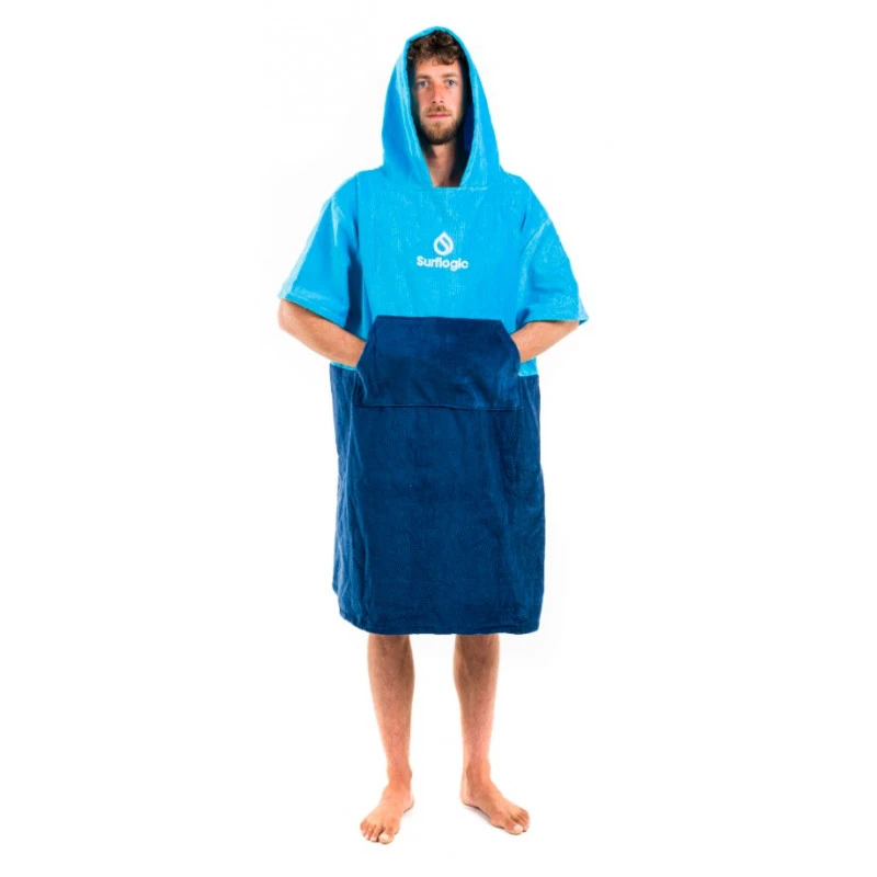 Poncho Surflogic Cyan Navy 3 Poncho Surflogic Cyan Navy