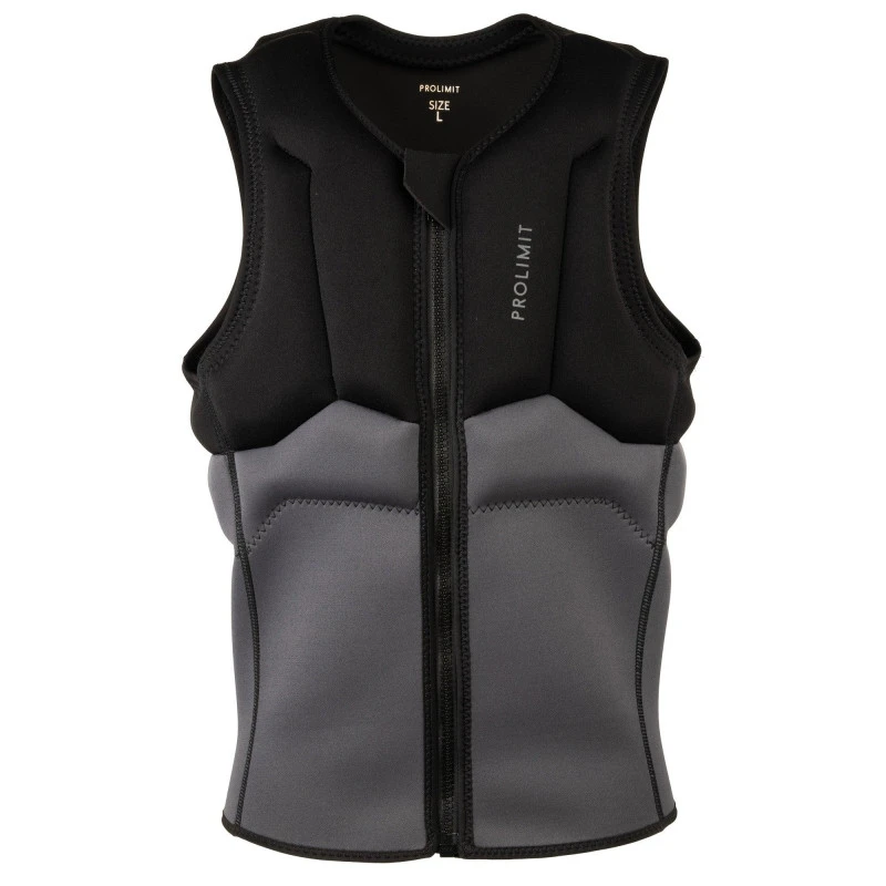 Prolimit ACE Halfpadded Vest Frontzip Noir/gris 4 Prolimit ACE Halfpadded Vest Frontzip Noir/gris – Image 2