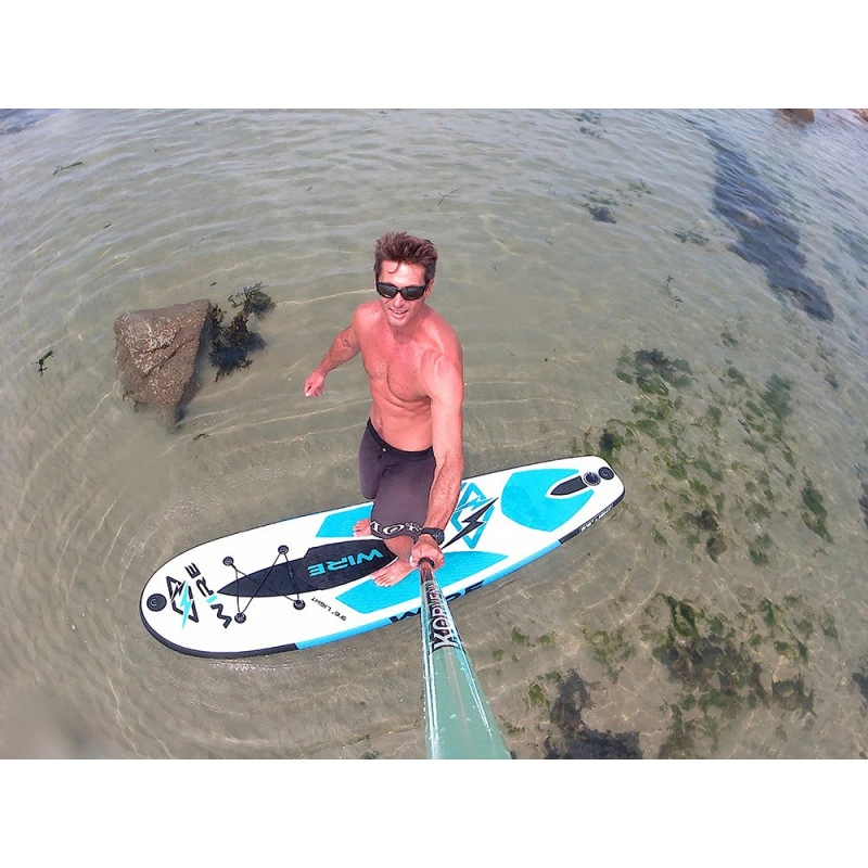 Stand Up Paddle SUP Gonflable WIRE Board 9'6" Bleu 8 Stand Up Paddle SUP Gonflable WIRE Board 9'6" Bleu – Image 6