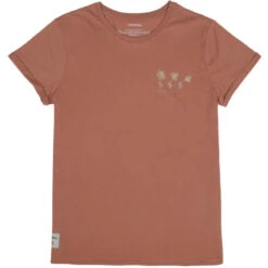 Tee-shirt Manera Manches Courtes Femme Palms Brick