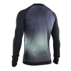 Alternative view of Top ION Lycra Rashguard Maze LS Manches Longues Blue Gradient