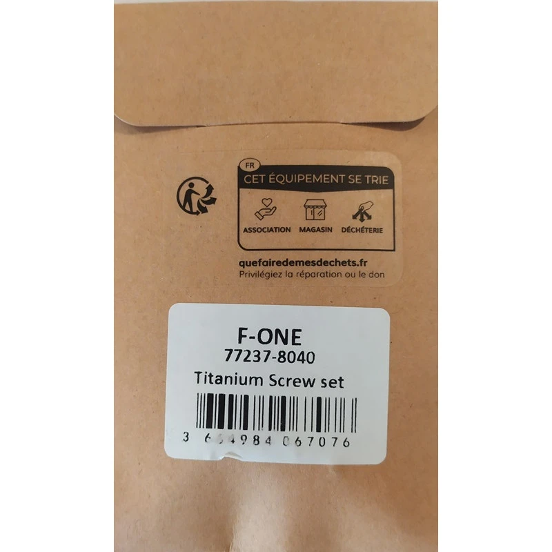Visserie Foil Titanium F-One M6-32mm X 3 Tête Torx 30 6 Visserie Foil Titanium F-One M6-32mm X 3 Tête Torx 30 – Image 4